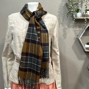 Christian Dior Monsieur Plaid Scarf Excellent Condition Unisex